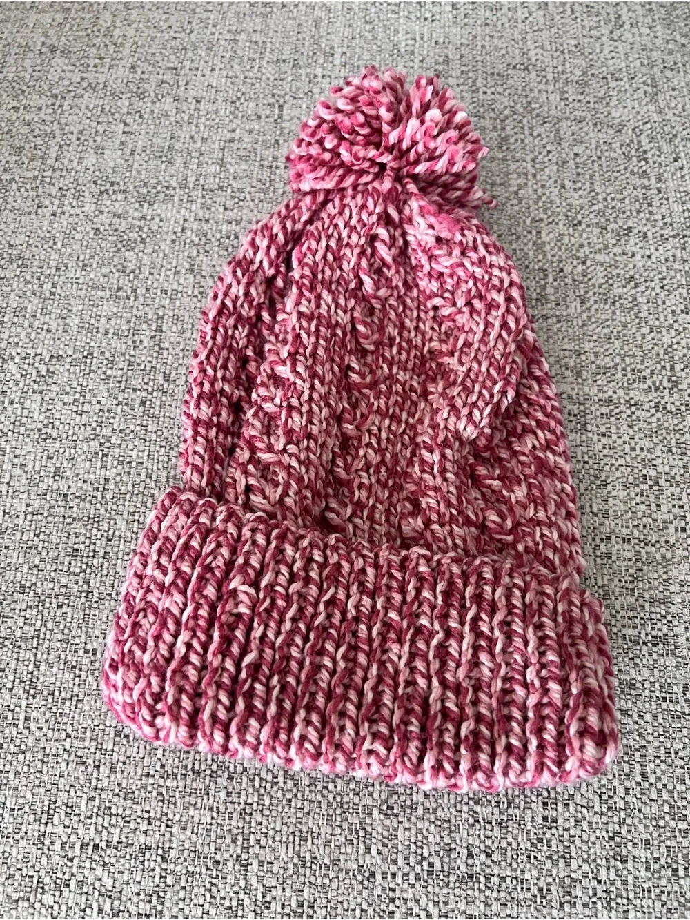 Minky Pompom Crochet Beanie